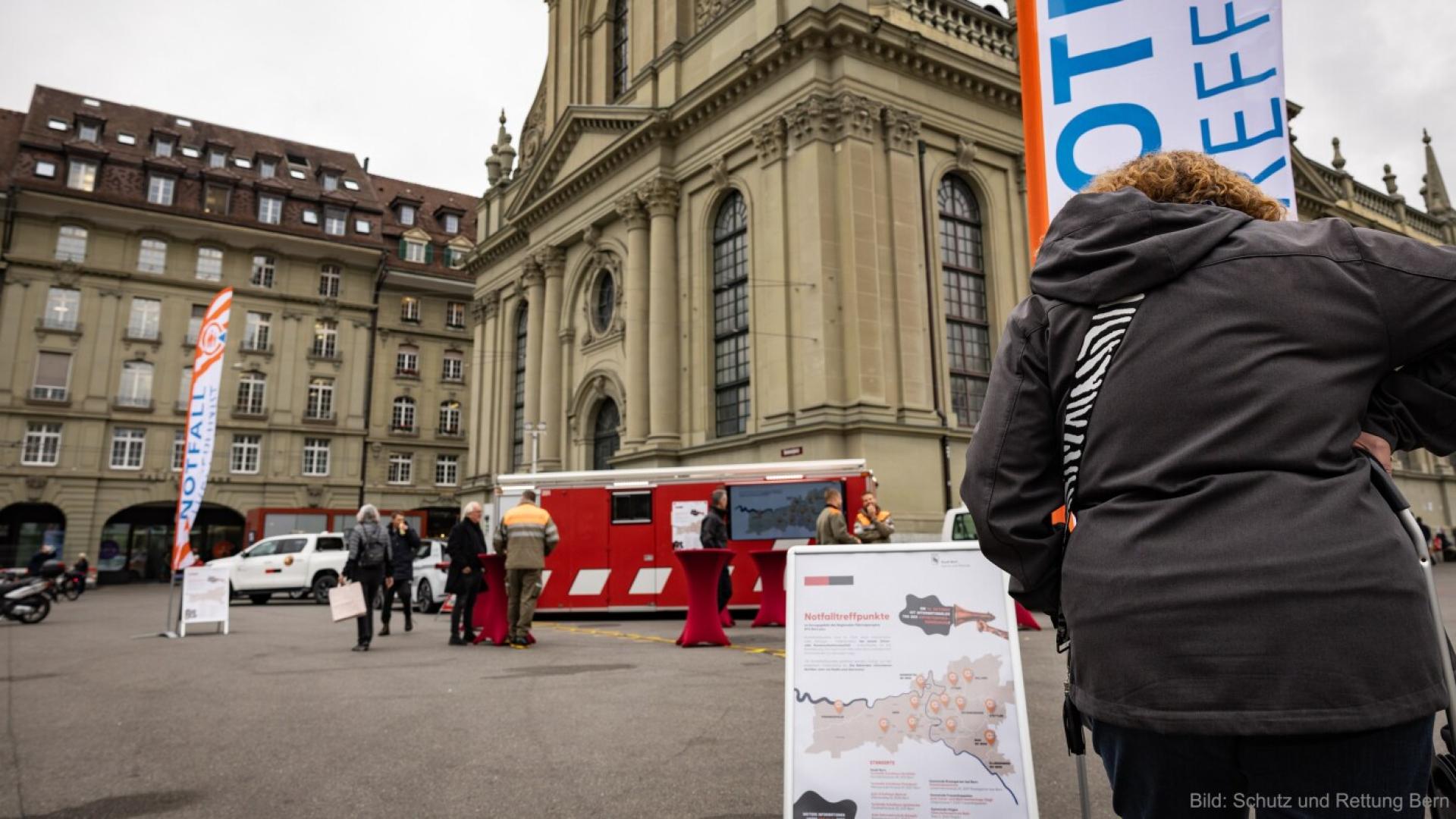 Test de fonctionnement des points de rencontre d'urgence bernois