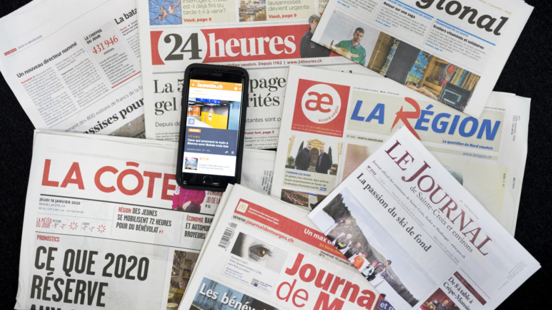 Aide à la presse: entre rêve et déception pour les journaux vaudois
