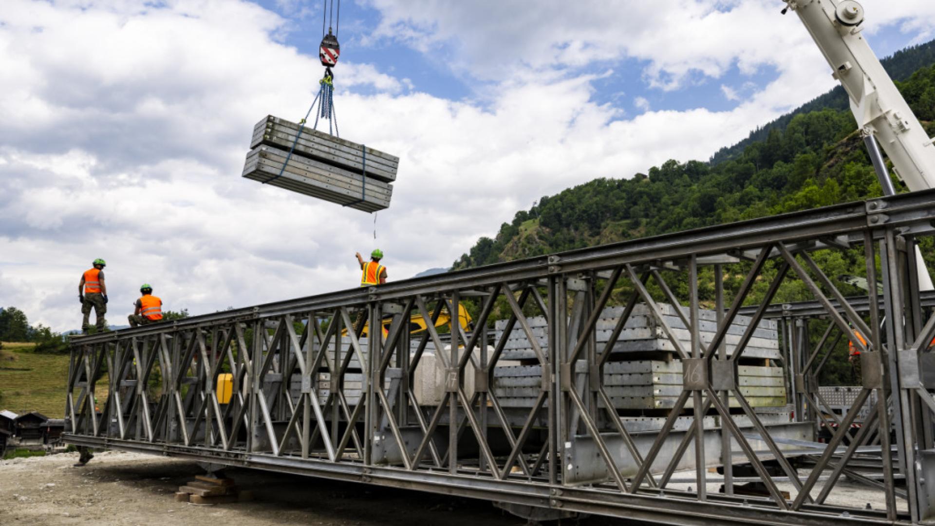 Lourtier: le pont militaire ne sera plus accessible dès jeudi soir