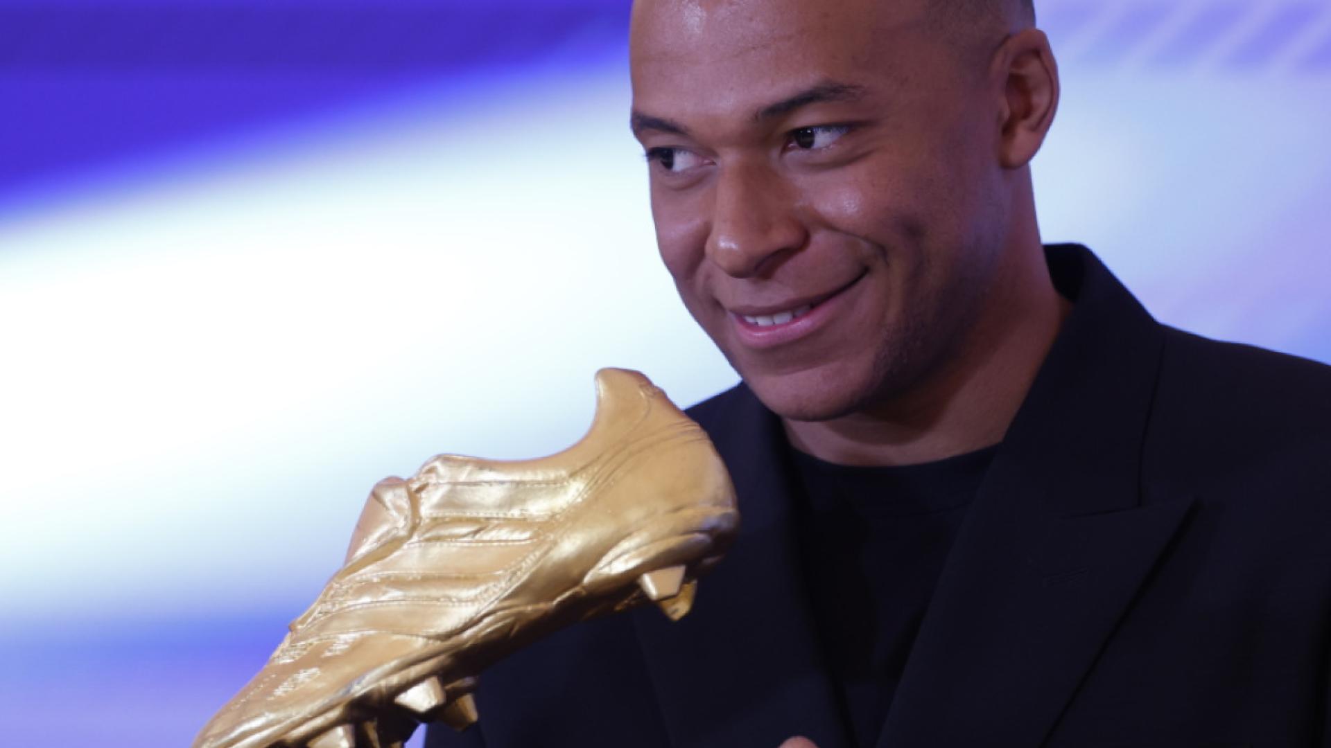 Mbappé reçoit son premier Soulier d'Or européen