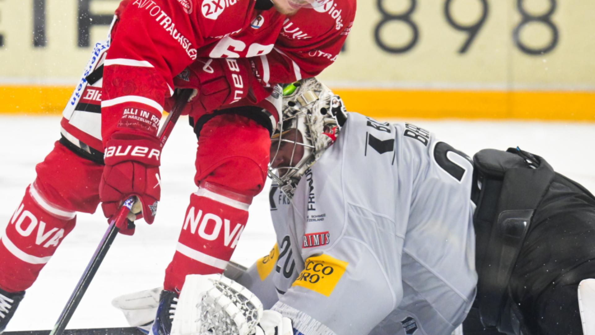 National League: Fribourg Gottéron remporte un match bloqué