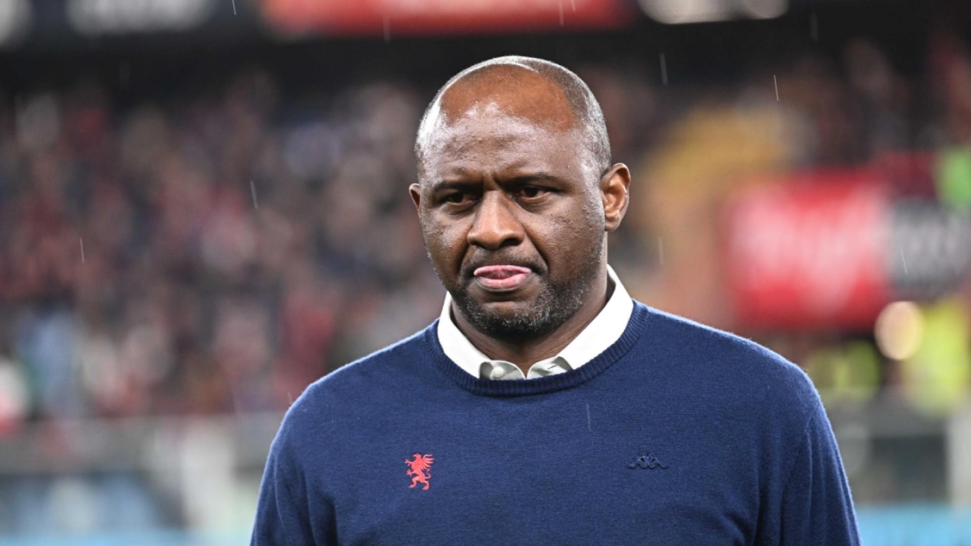 Patrick Vieira n'est plus l'entraîneur du Genoa
