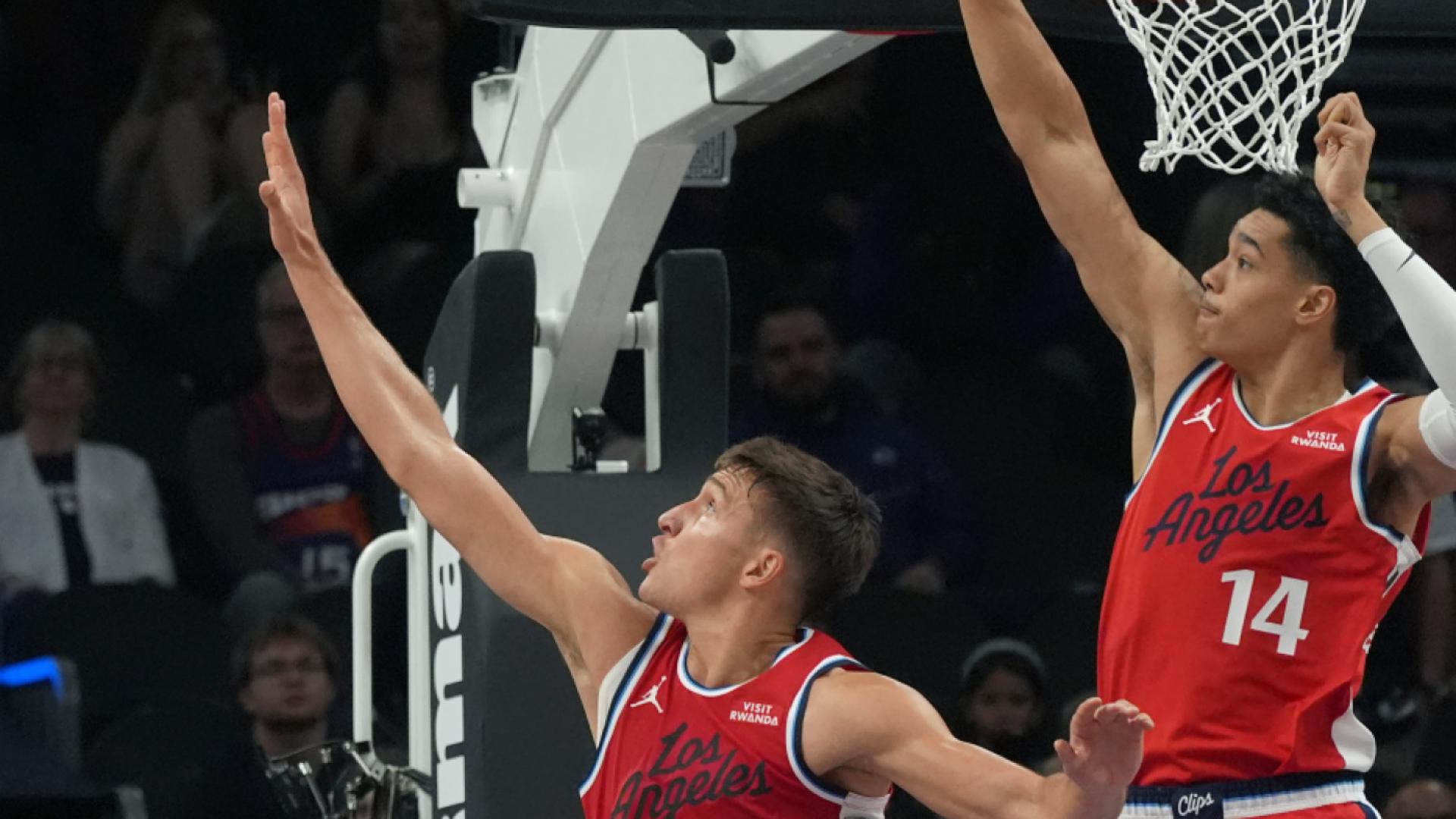 NBA: les Clippers de Niederhäuser s'inclinent en Arizona