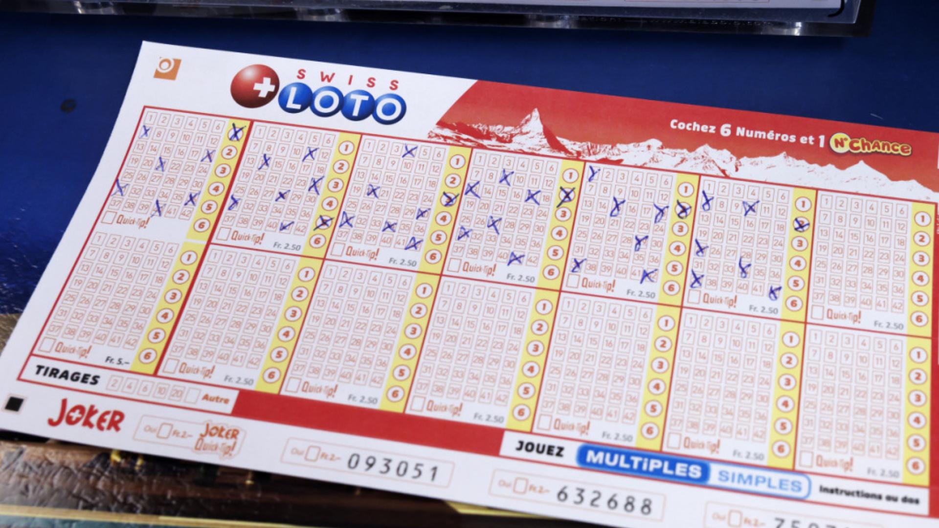 Pas de millionnaire au tirage du Swiss Loto
