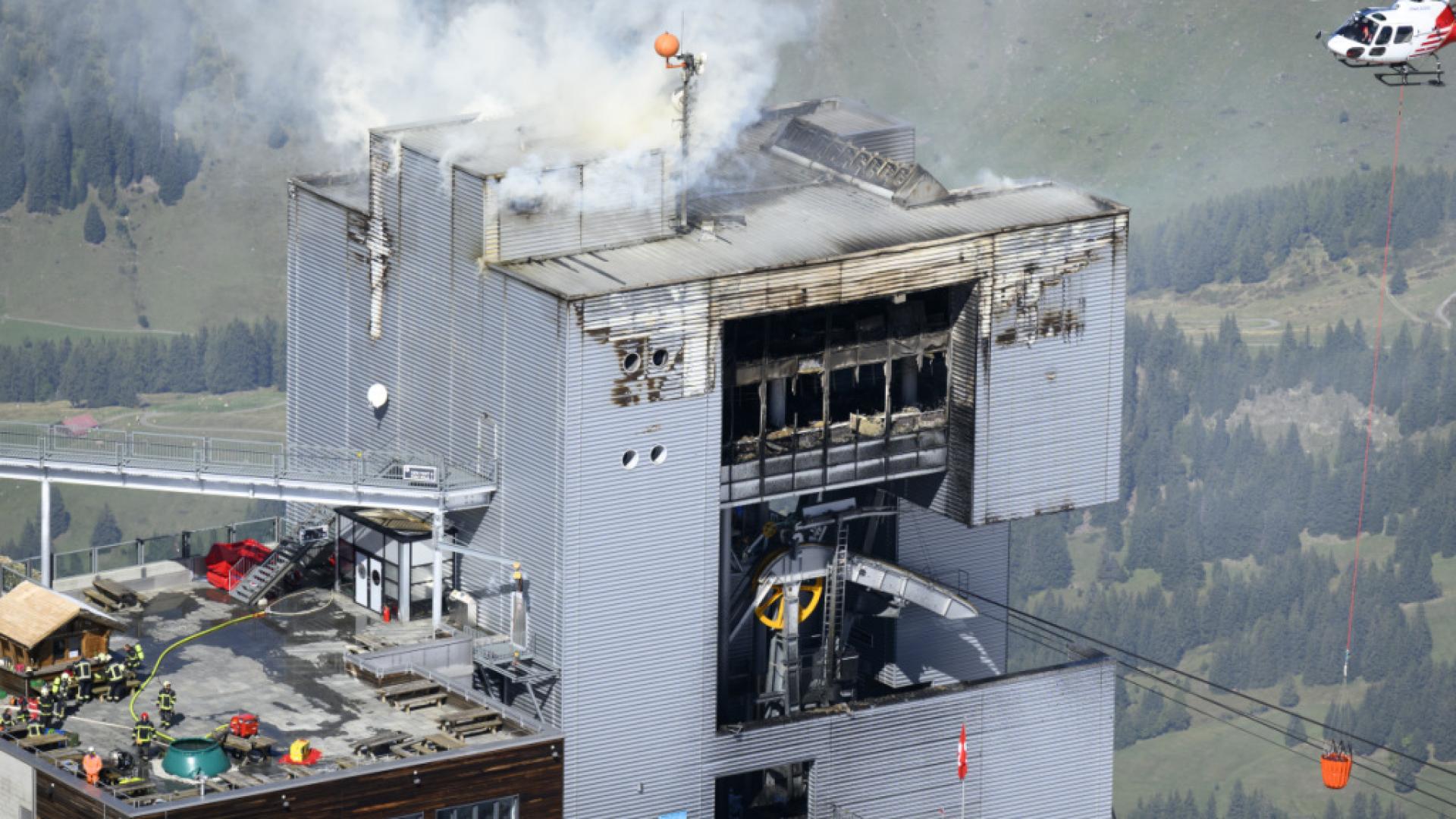 Incendie à Glacier 3000: 30 jours-amendes requis avec sursis