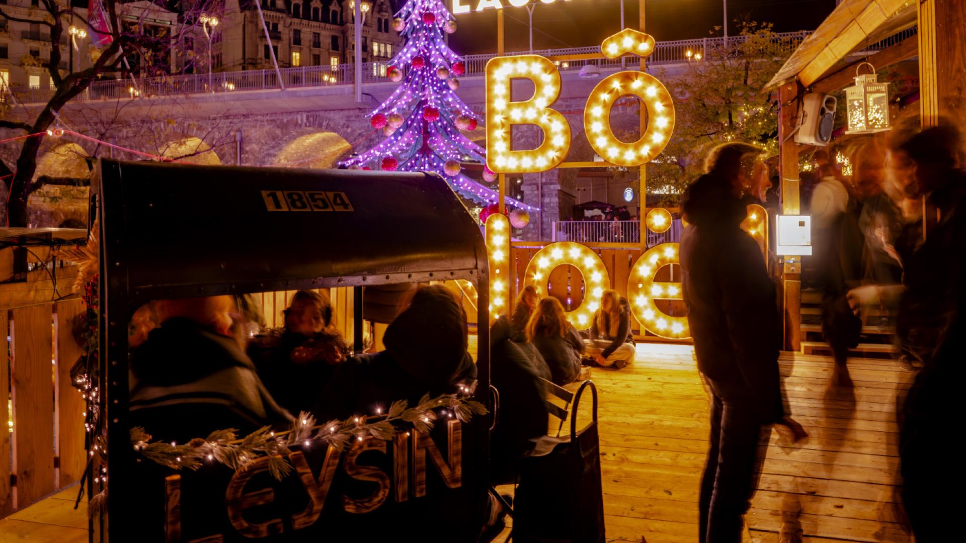 Bô Noël illuminera Lausanne du 20 novembre au 31 décembre