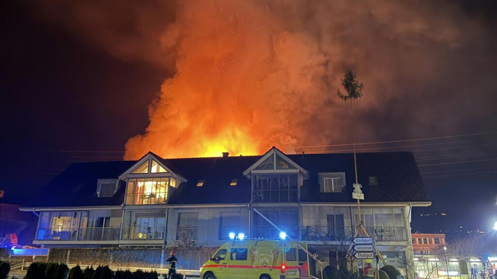 Un pyromane probablement responsable d'un incendie à Wichtrach (BE)