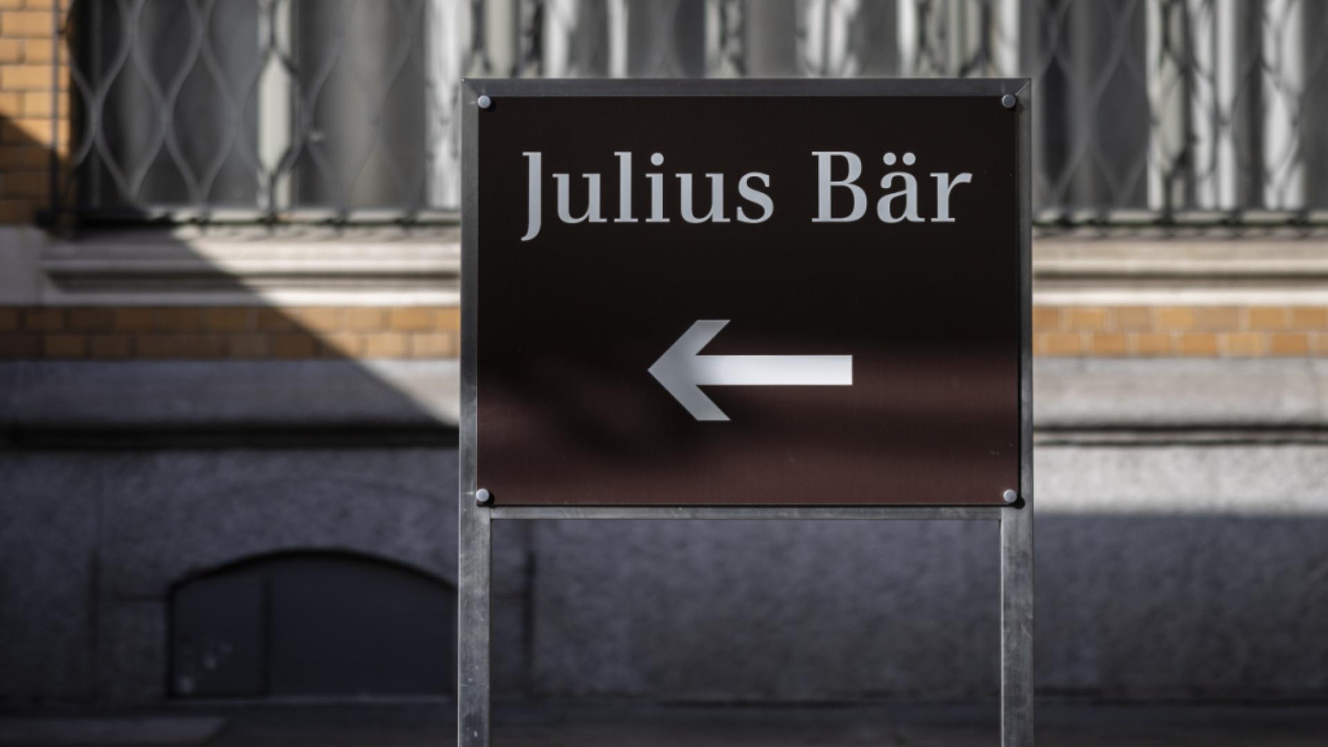 Julius Bär inscrit une nouvelle charge de 149 millions de francs