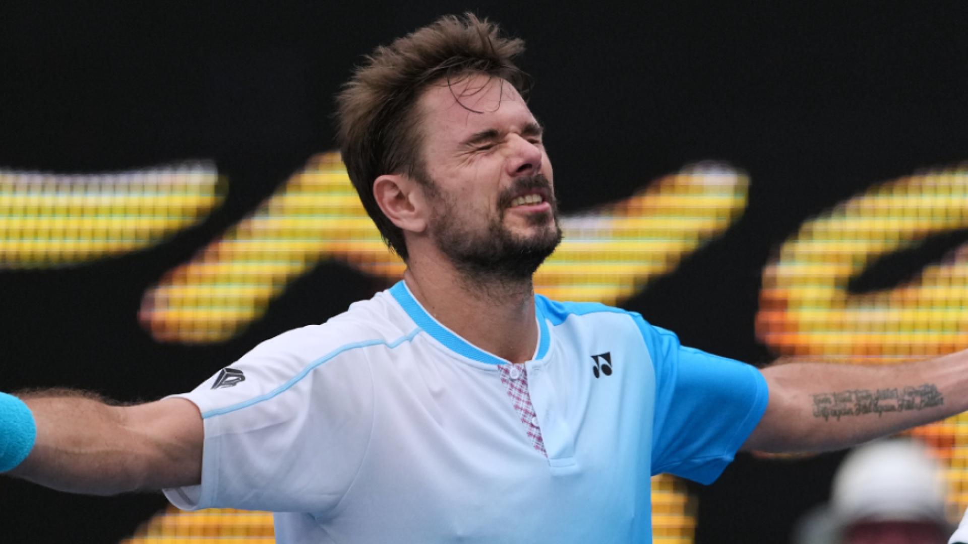Stan Open Stan Wawrinka passe le premier tour de l'Open d'Australie à Melbourne ...