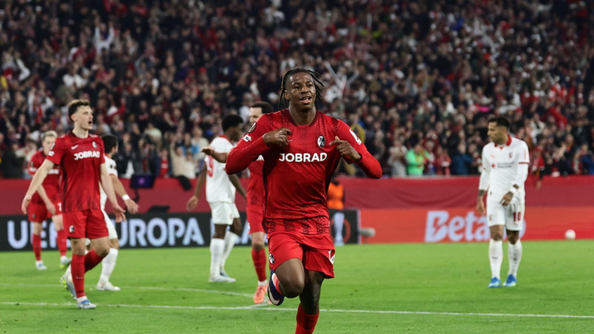 Manzambi qualifie le SC Fribourg pour la finale de l'Europa League - La Télé