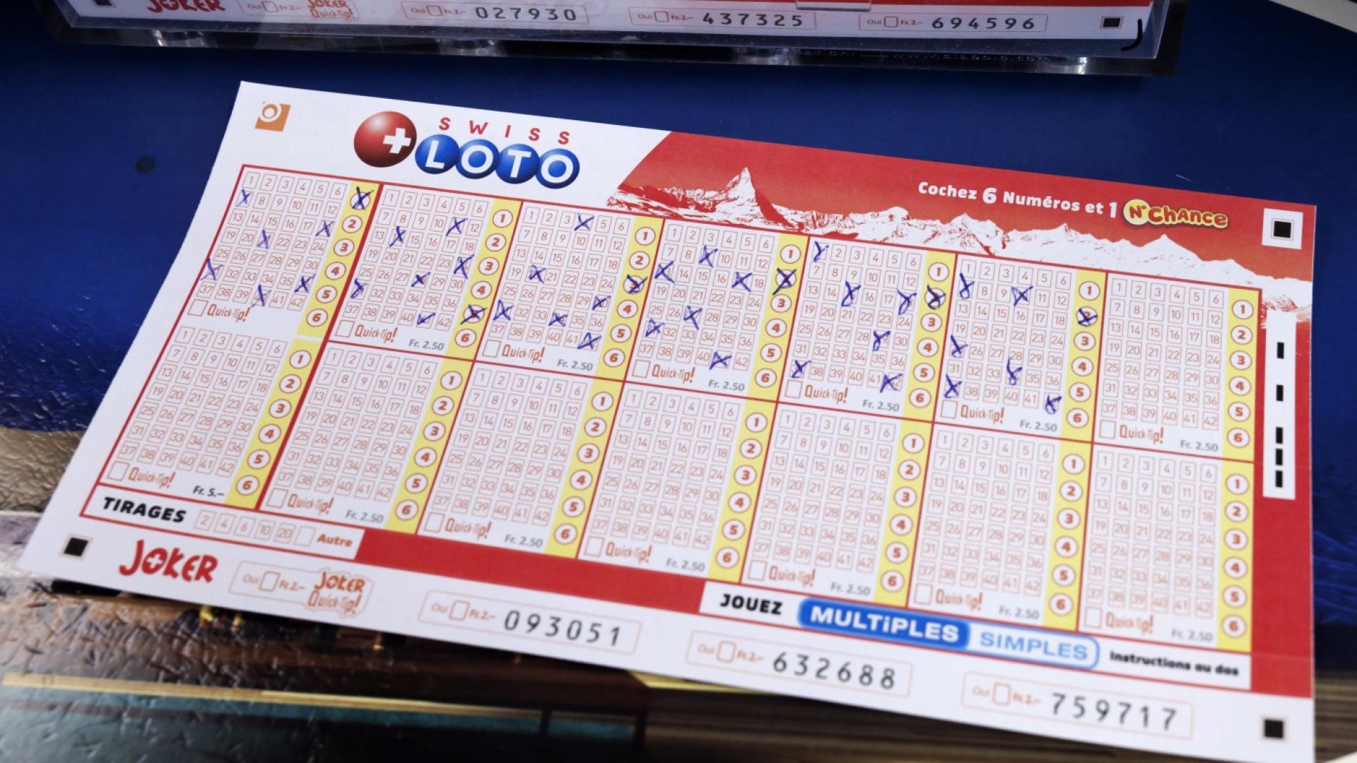 Pas de millionnaire au Swiss Loto samedi : 2,8 MCHF en jeu mercredi – La Télé