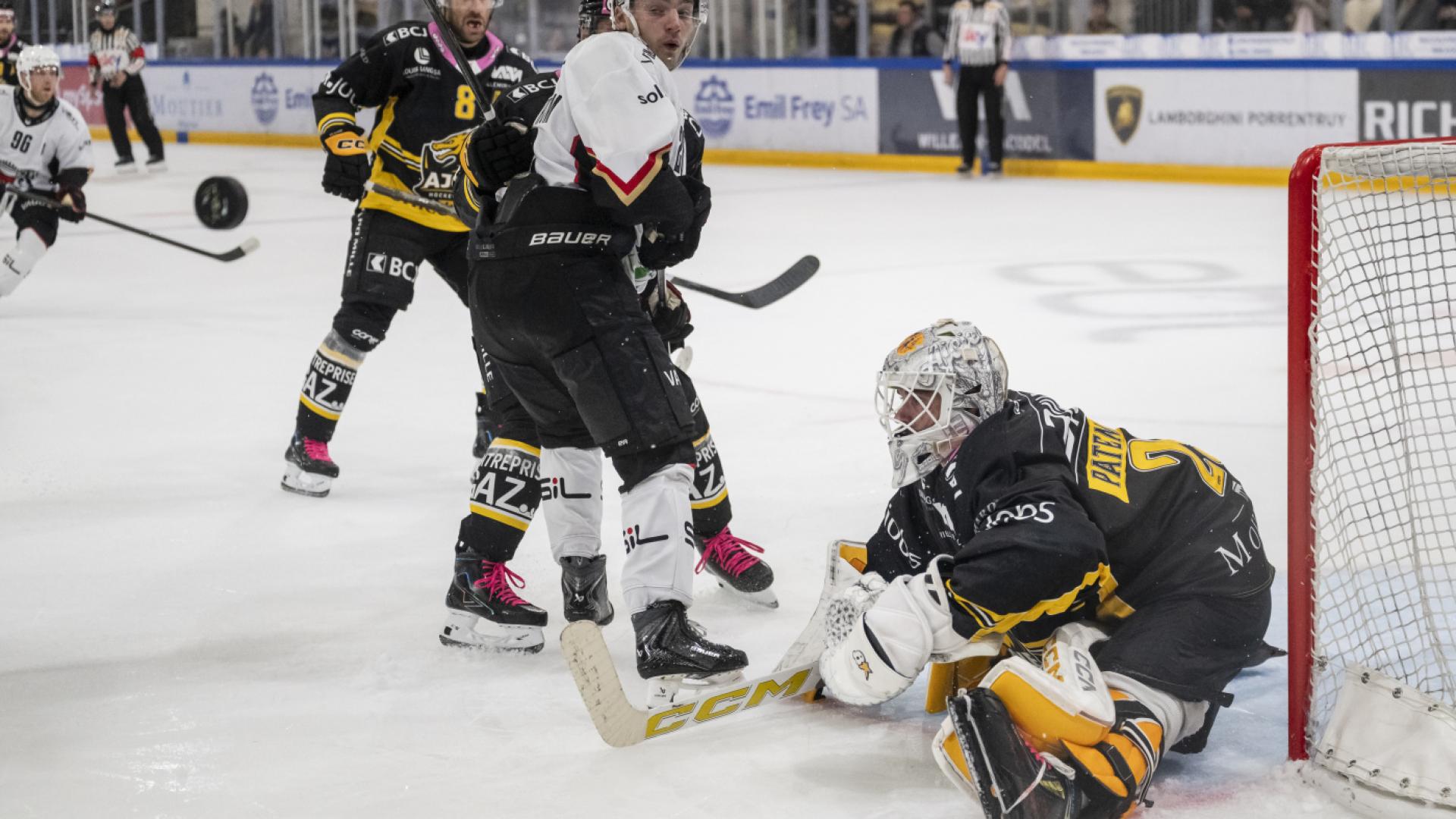 Ajoie bat Lausanne 3-0 et signe son premier succès à trois points
